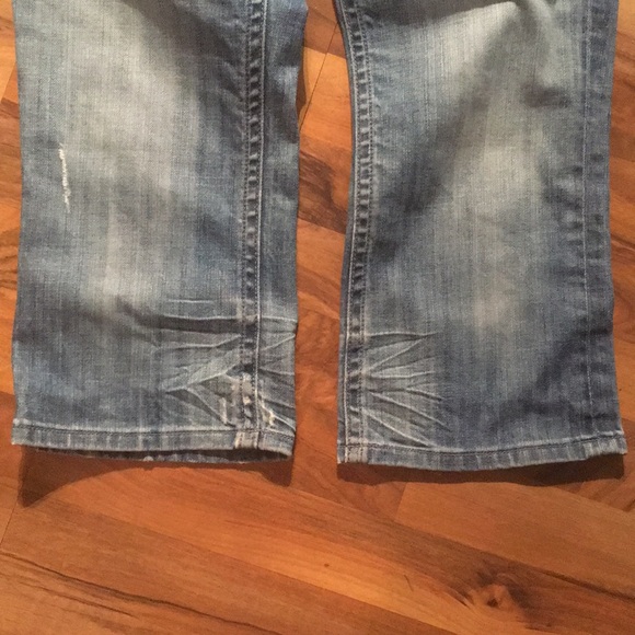 (Capris) Blue Vigoss Size 9/10 Jean Capris - Picture 3 of 7